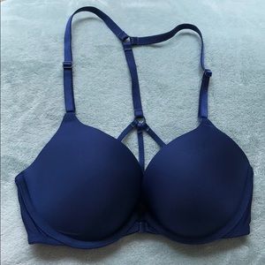 VS Blue Push Up Bra